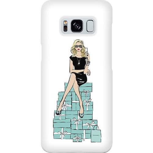 ArtsCase - SlimFit Designers Case for Samsung Galaxy S8 - White - Larger Front
