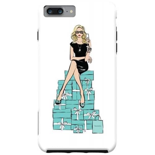 ArtsCase - StrongFit Designers Case for Apple® iPhone® 7 Plus - White - Larger Front