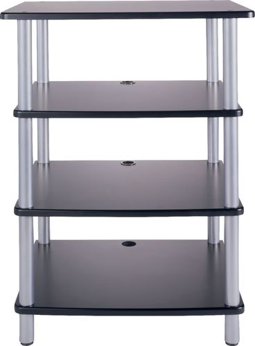 Sanus - 4-Shelf TV Stand To Support Custom AV Setups - Black