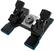 Front. Logitech - Pro Flight Rudder Pedals Gaming Controller for PC - Black.