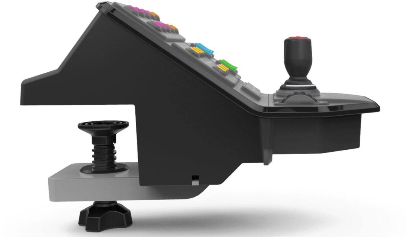 Alt View 11. Logitech - Saitek Farm Sim Gaming Vehicle Side Panel - Gray.