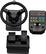 Front. Saitek - Heavy Equipment Wheel, Pedals and Side Panel Control Deck Bundle Gaming Controller for PC - Black.