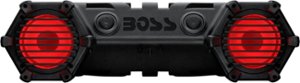 BOSS Audio - ATV/UTV Sound System - Bluetooth - Multi-Color Illumination - Weather-Proof Marine Grade - Black - Front_Zoom