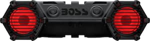 BOSS Audio - ATV/UTV Sound System - Bluetooth - Multi-Color Illumination - Weather-Proof Marine Grade - Black - Front_Zoom