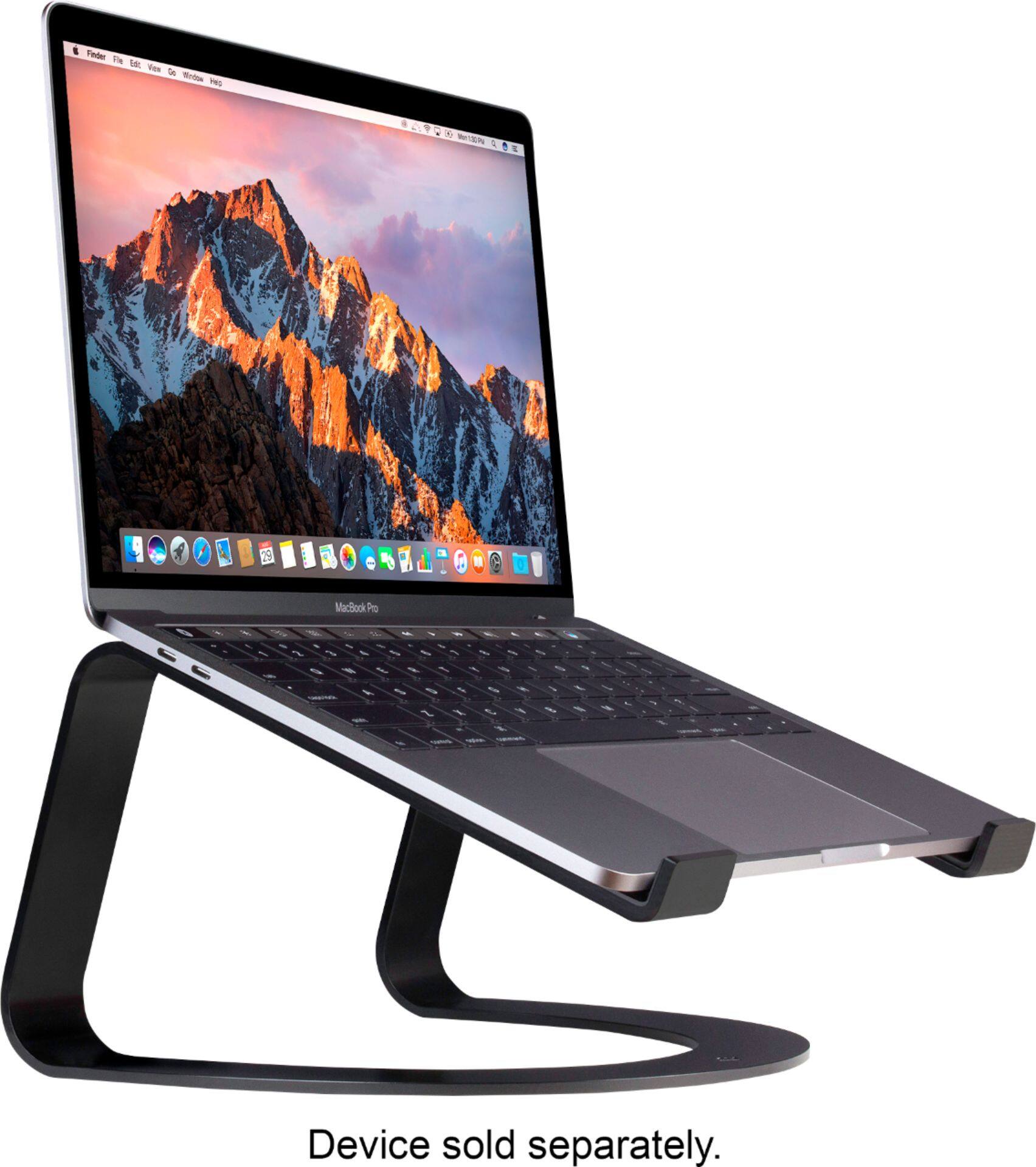 Alt View 12. Twelve South - Curve Stand for MacBook or Small Laptops - Black.