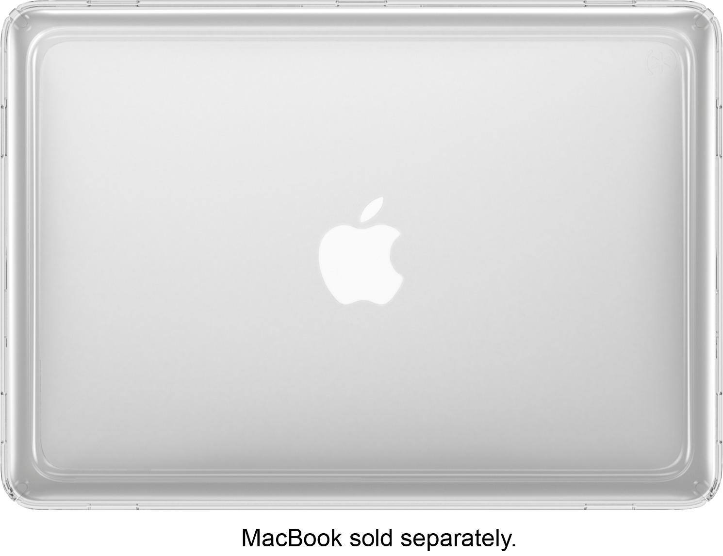 Speck - Presidio Clear Hardshell Case for 13.3" Apple® MacBook® Air - Clear - Larger Front