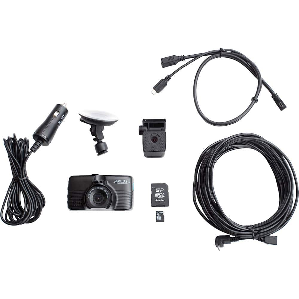 Best Buy: Magellan MiVue 480D Front and Rear Camera Dash Cam Black ...