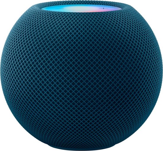 Front Zoom. Apple - HomePod mini - Blue.