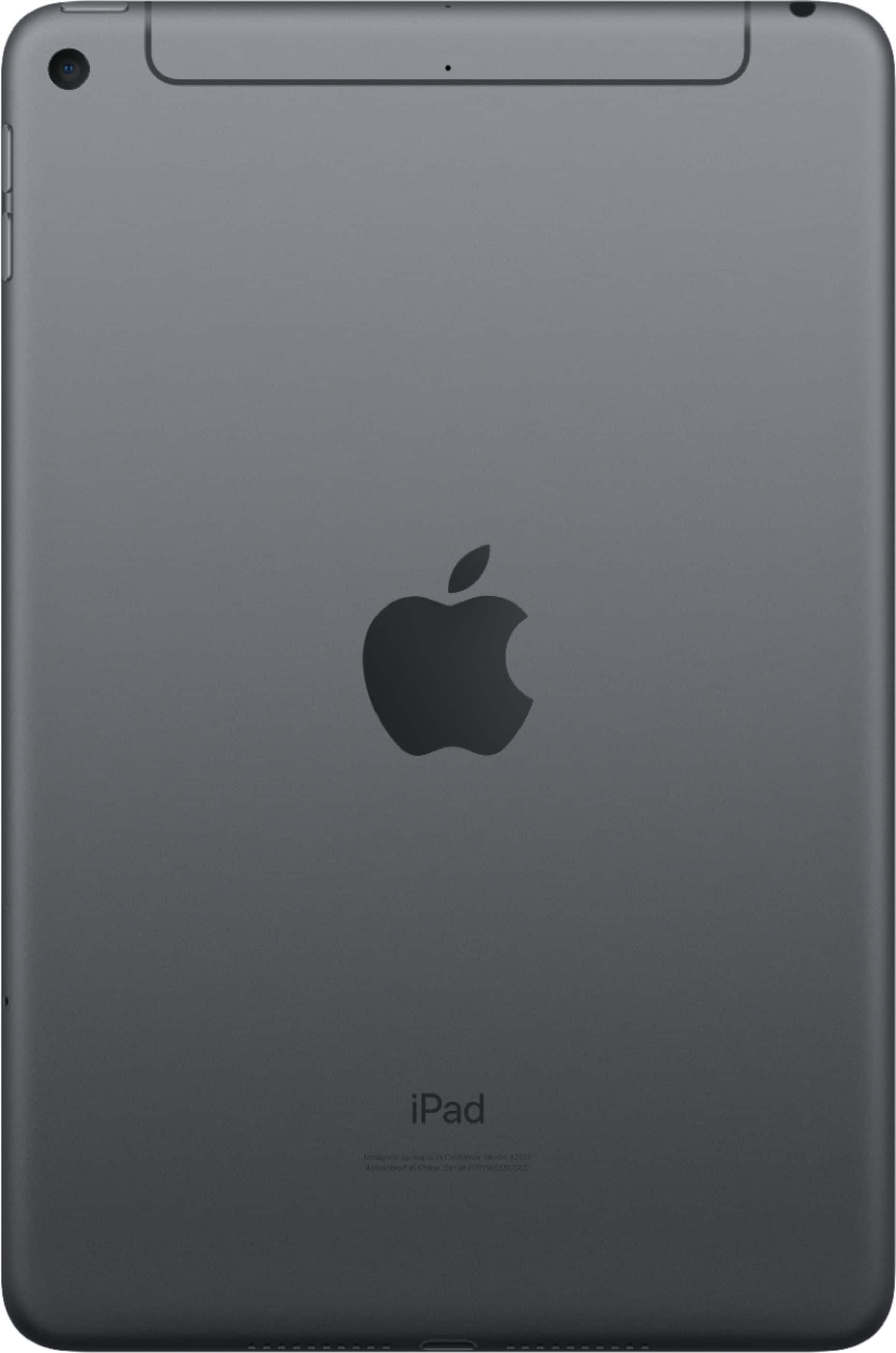 Back View: Apple - 7.9-Inch iPad mini (5th Generation) with Wi-Fi + Cellular - 64GB (Sprint) - Space Gray