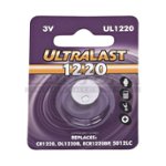 Front. UltraLast - CR1220 Battery - Silver.
