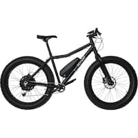 Defiant - Medium Electric 26" Fat Tire Bike - Black - Front_Zoom