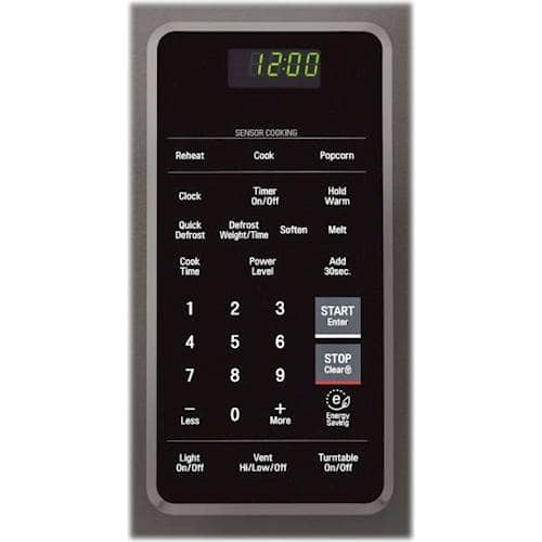 Alt View 11. LG - 1.8 Cu. Ft. Over-the-Range Microwave with Sensor Cooking and EasyClean - Black Stainless Steel.