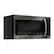 Angle. LG - 2.0 Cu. Ft. Over-the-Range Microwave with Sensor Cooking - Black Stainless Steel.