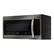 Left. LG - 2.0 Cu. Ft. Over-the-Range Microwave with Sensor Cooking - Black Stainless Steel.
