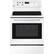 Front. LG - 6.3 Cu. Ft. Self-Cleaning Freestanding Electric Convection Range - Smooth White.
