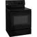 Angle. LG - 6.3 Cu. Ft. Self-Cleaning Freestanding Electric Convection Range - Smooth Black.
