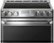 Alt View 2. LG - SIGNATURE 7.3 Cu. Ft. Smart Slide-In Double Oven Electric True Convection Range with EasyClean and SmoothTouch Controls - Textured Steel.
