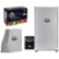 Front Zoom. Bradley Smoker - 4-Rack Digital Smoker with Cover and Bisquettes - Gray/Silver.