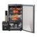 Alt View Zoom 12. Bradley Smoker - 4-Rack Digital Smoker with Cover and Bisquettes - Gray/Silver.