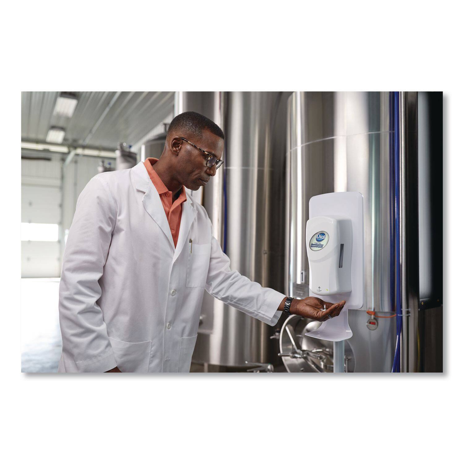 Back. Henkel - Antibacterial Foaming Hand Sanitizer Refill For Fit Touch Free Dispenser, 1 L Bottle, Fragrance-Free.