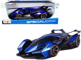 Lamborghini V12 Vision Gran Turismo 1/18 Diecast Model Car by Maisto - Blue Metallic