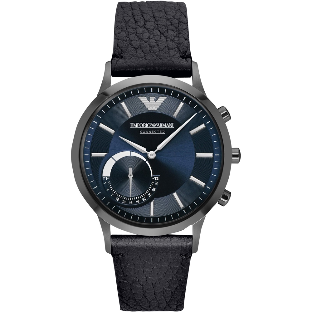 Best Buy: Emporio Armani Connected Hybrid Smartwatch 43mm Stainless ...