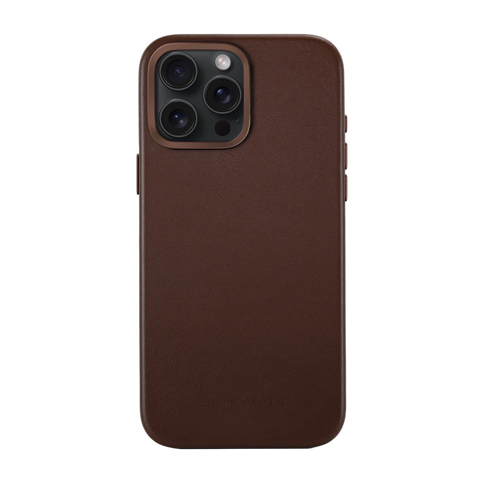 SANDMARC - Minimal Leather Case - iPhone 16 Pro Max - Brown