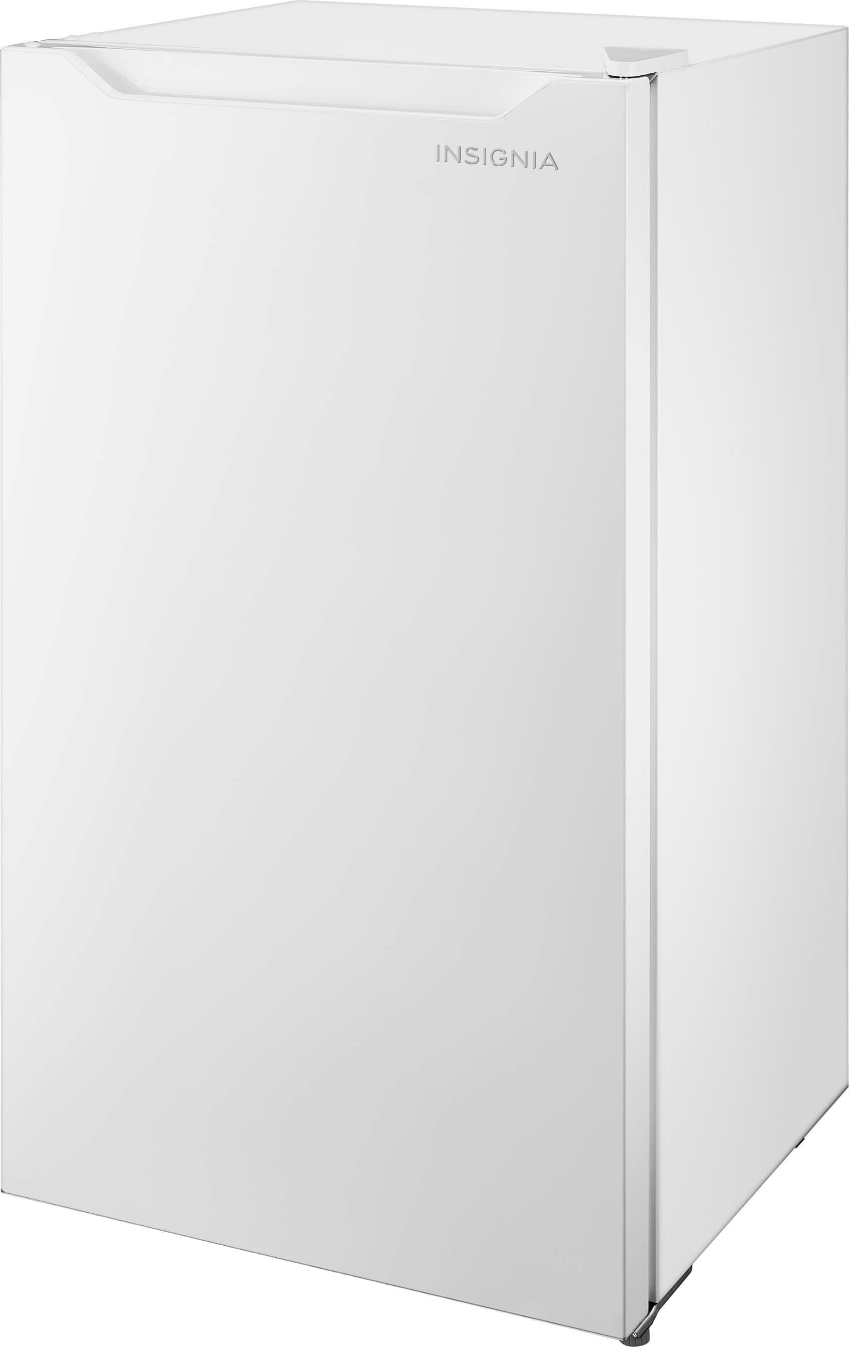 Alt View 12. Insignia™ - 3.3 Cu. Ft. Mini Fridge with Door Storage and ENERGY STAR Certification - White.