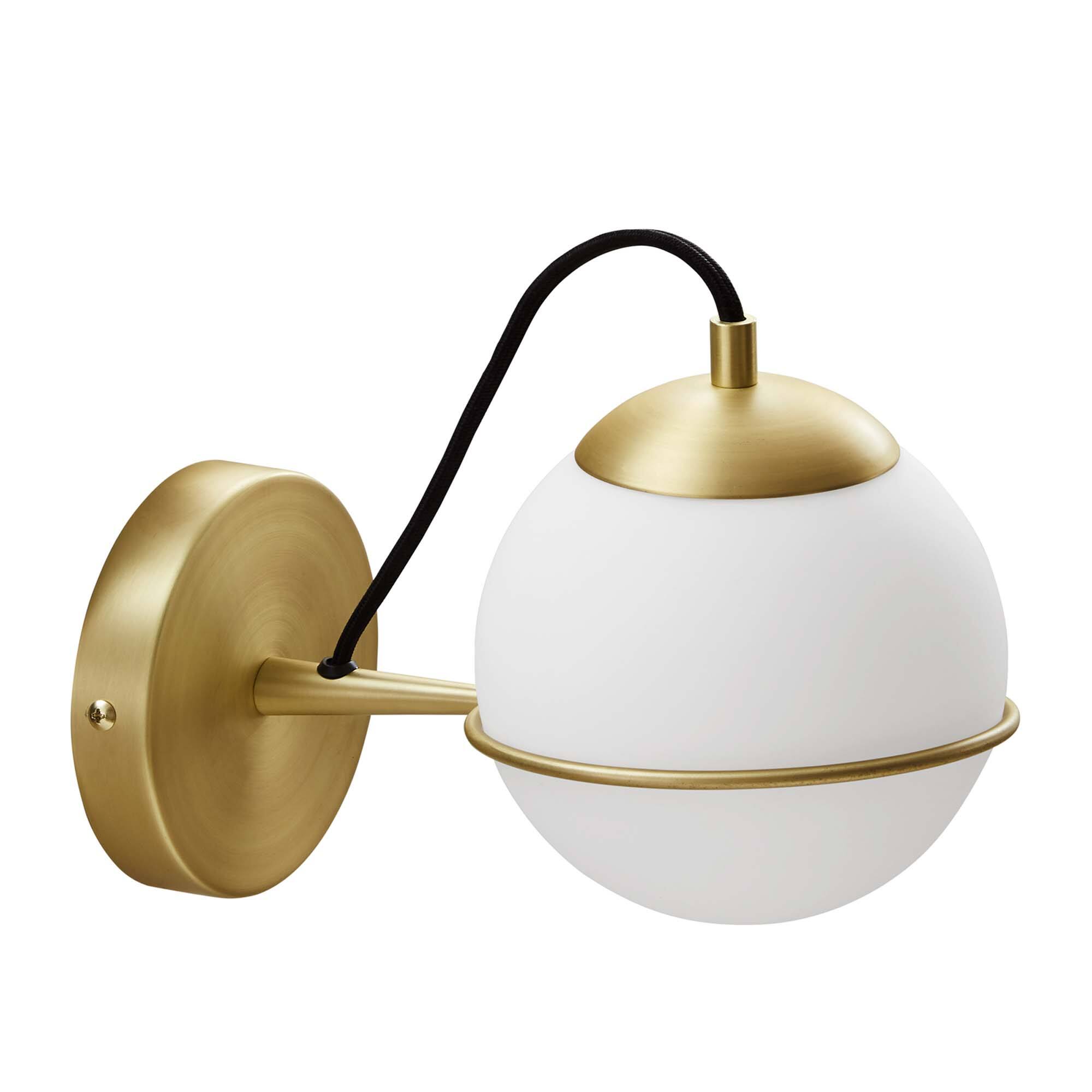 Alt View 4. Modway - Hanna Hardwire Wall Sconce by Modway - Opal Gold.