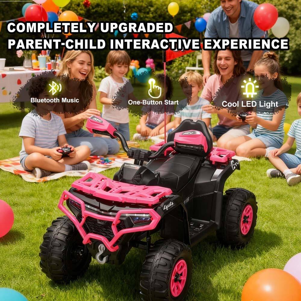 COMPLETELY UPGRADED PARENT-CHILD INTERACTIVE EXPERIENCE

- Bluetooth Music
- One-Button Start
- Cool LED Light