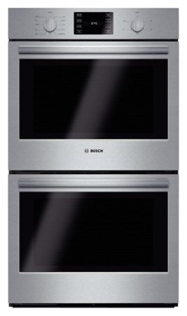 Bosch - 500 Series 30" Built-In Electric Convection Double Wall Oven - Stainless Steel