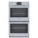 Alt View Zoom 1. Bosch - 500 Series 30" Built-In Double Electric Convection Wall Oven - Stainless steel.