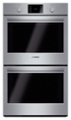 Bosch - 500 Series 30" Built-In Electric Double Wall Oven - Stainless Steel