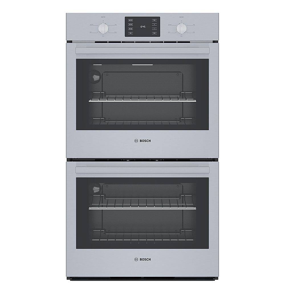 Alt View 1. Bosch - 500 Series 30" Built-In Electric Double Wall Oven - Stainless steel.