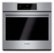 Front Zoom. Bosch - 800 Series 30" Built-In Single Electric Convection Wall Oven - Stainless Steel.