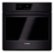 Front Zoom. Bosch - 800 Series 30" Built-In Single Electric Convection Wall Oven - Black.