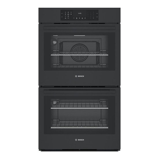 Bosch – 800 Series 30″ Built-In Double Electric Convection Wall Oven – Black