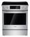 Front. Bosch - 800 Series 4.6 Cu. Ft. Self-Cleaning Slide-In Electric Convection Range.