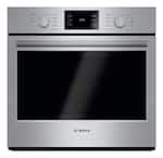 Bosch - 500 Series 30" Built-In Single Electric Convection Wall Oven - Stainless Steel