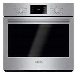 Bosch - 500 Series 30" Built-In Single Electric Convection Wall Oven - Stainless steel - Front_Zoom