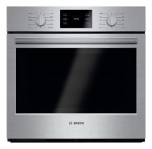 Bosch - 500 Series 30" Built-In Single Electric Convection Wall Oven - Stainless steel