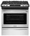 Frigidaire - 4.5 Cu. Ft. Self-Cleaning Slide-In Gas Convection Range - Stainless steel-Front_Standard