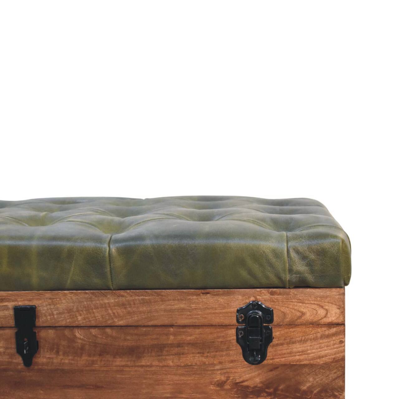 Back. Artisan Furniture - Artisan Furniture Solid Wood Roasted Almond Storage Trunk Bench, Brown - Brown.