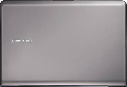 Samsung - 14" Geek Squad Certified Refurbished Series 5 Ultrabook Laptop - 4GB Memory - 500GB Hard Drive and 16GB Express Cache - Silver Aluminum-Front_Standard 