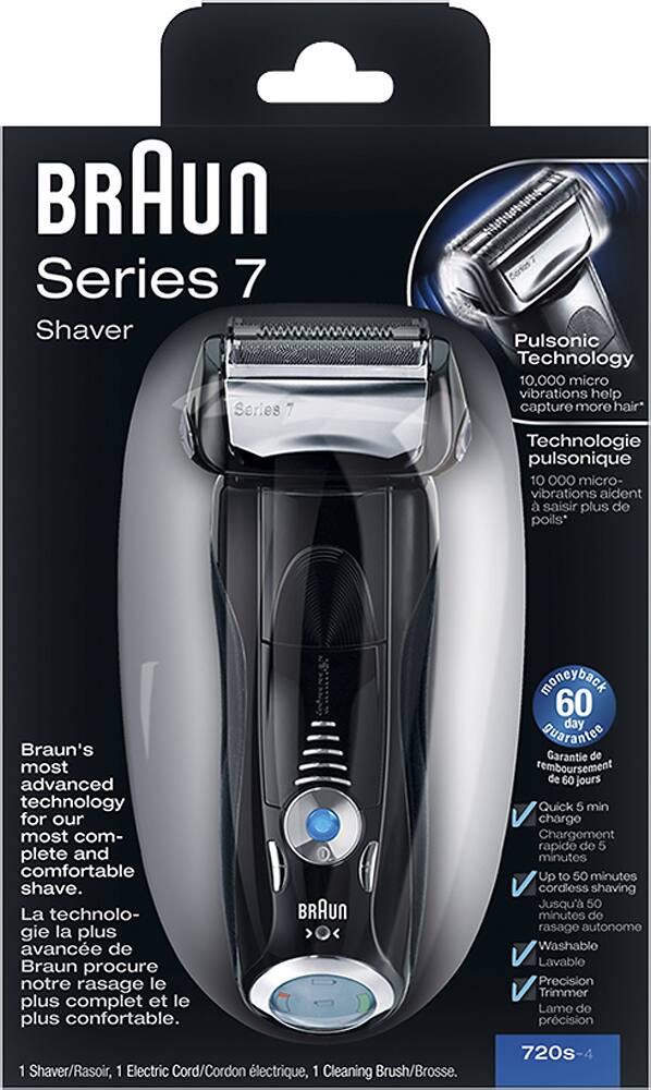 Best Buy: Braun Series 7 720s-4 Electric Shaver Black 65695746