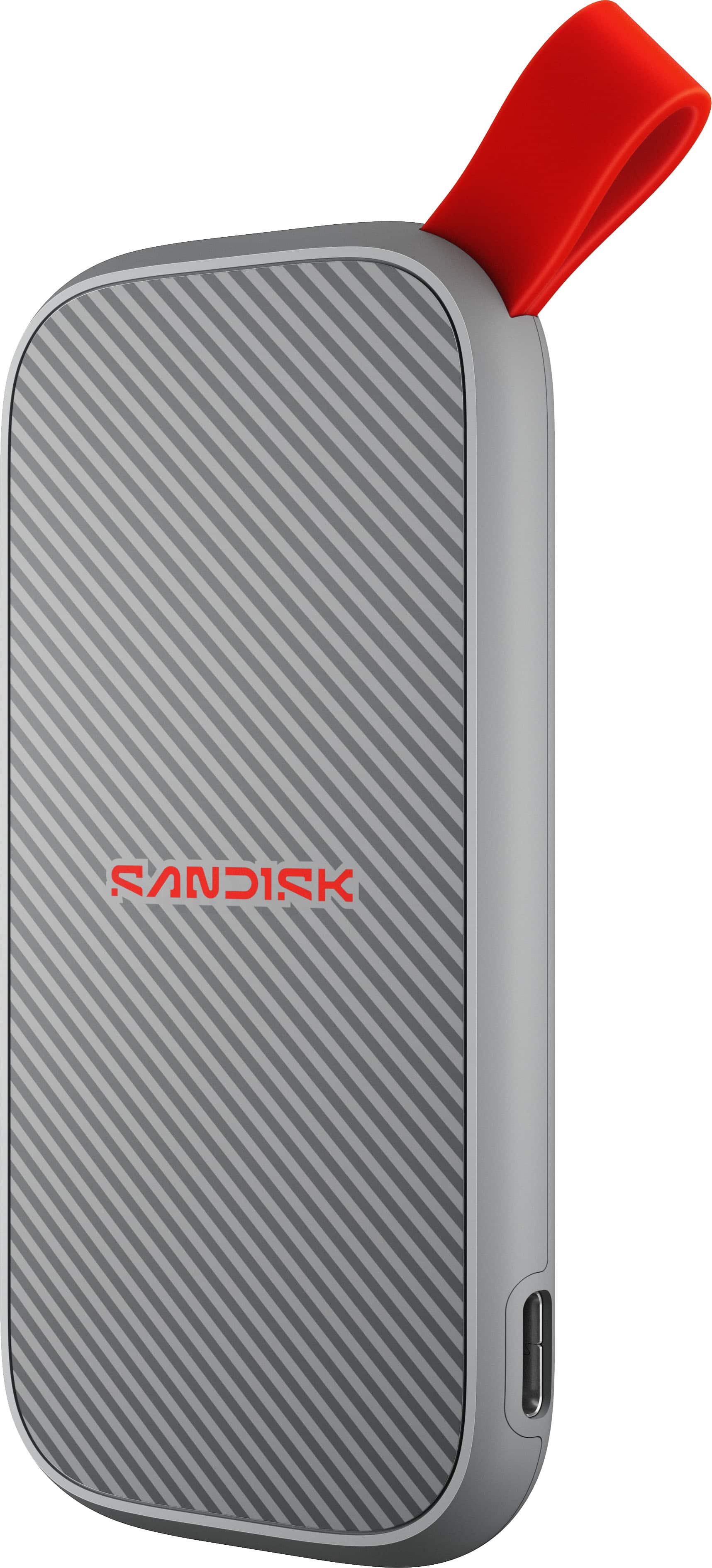SanDisk 1TB External USB 3.2 Gen 2 Type C Portable SSD Grey