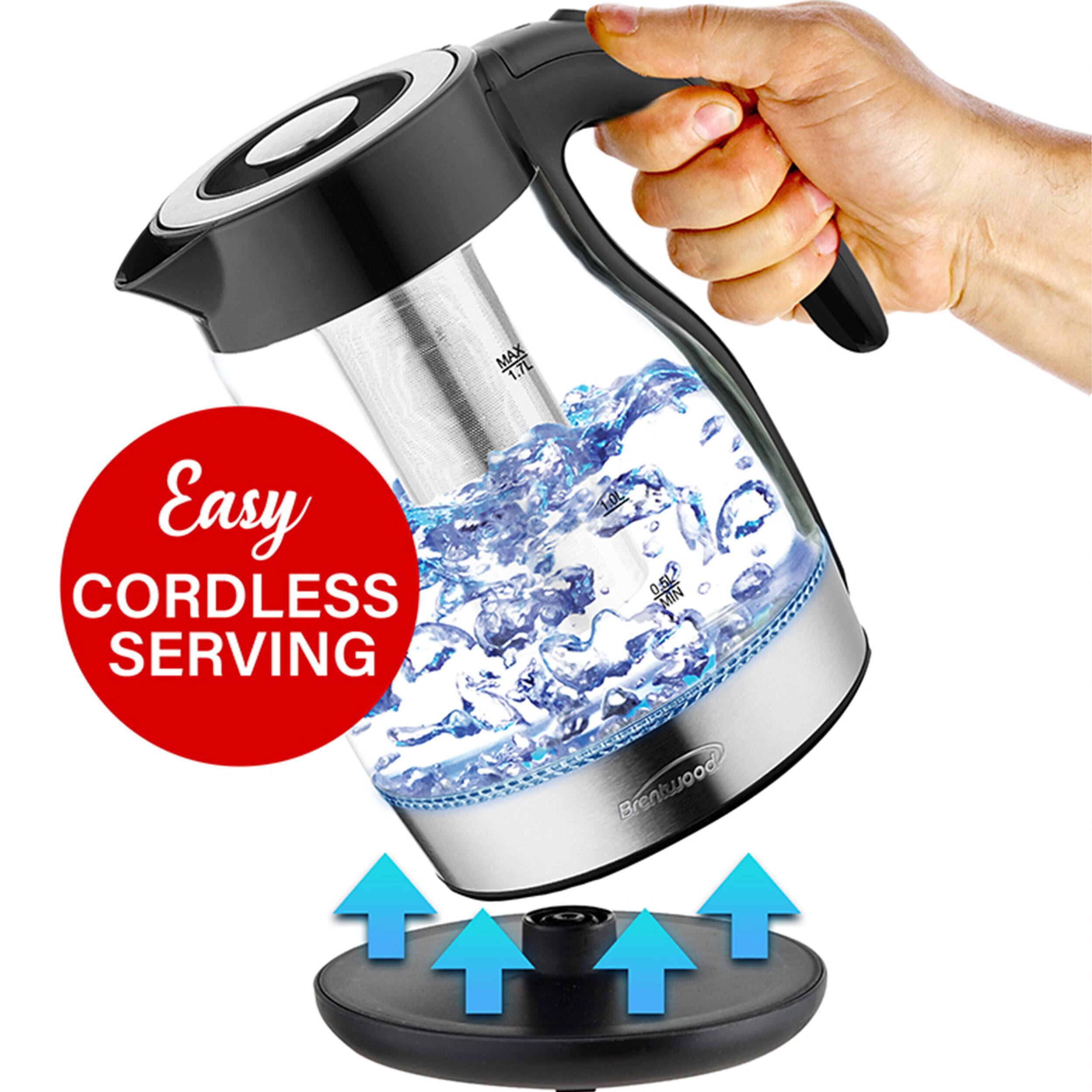 MAX 1.7L Easy CORDLESS SERVING 1:00 0.5L MIN Brentwood