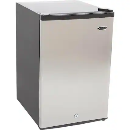 Front. Whynter - Whynter Energy Star 2.1 cu. ft. Stainless Steel Upright Freezer with Lock - Silver.
