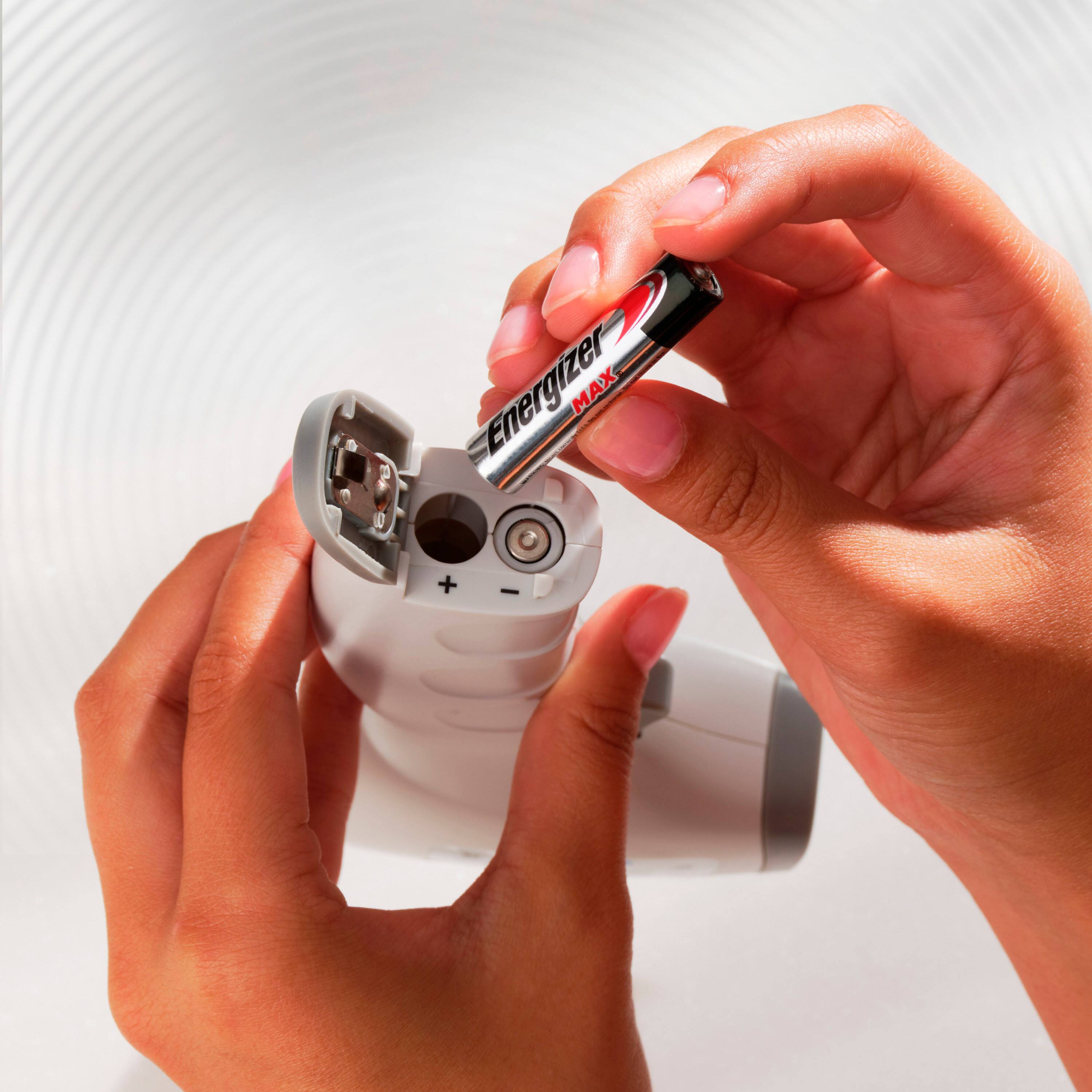 Alt View 13. Energizer - MAX AAA Batteries (20 Pack), Triple A Alkaline Batteries - Silver.