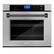 Front. ZLINE - 30" Autograph Edition Single Wall Oven in Fingerprint Resistant Stainless Steel and Matte Black - Stainless Steel/Matte Black.
